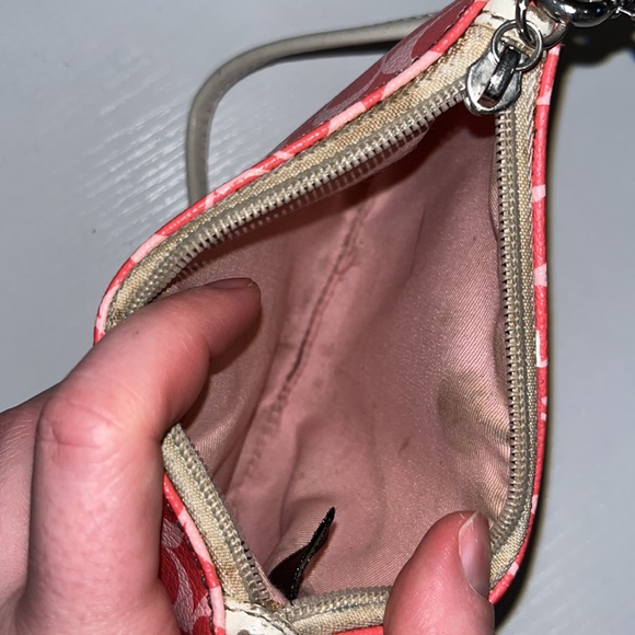 Coach Pink Wristlet - Picture 4 of 4
